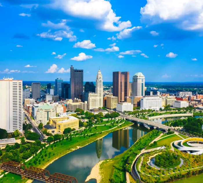 The city of Columbus, Ohio