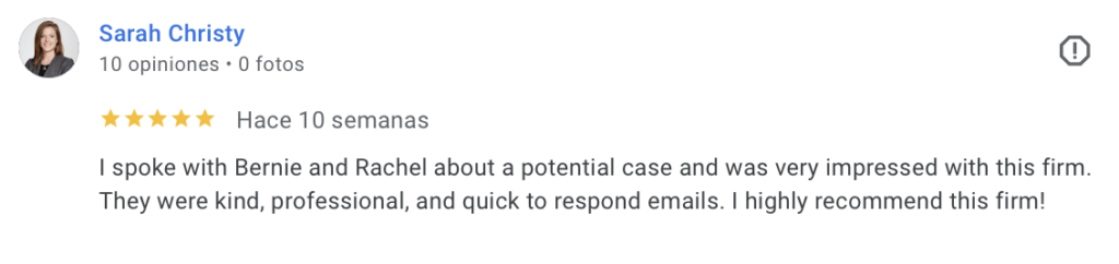 Charleston Client Review
